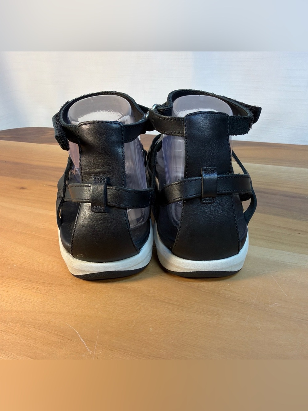 Merrell Women's Sz 9 Black Gladiator Ankle Leather Strappy Sandals Boho Comfort - Picture 5 of 13
